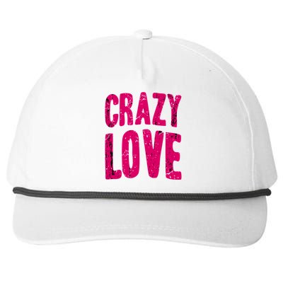 Crazy Love Gift Snapback Five-Panel Rope Hat