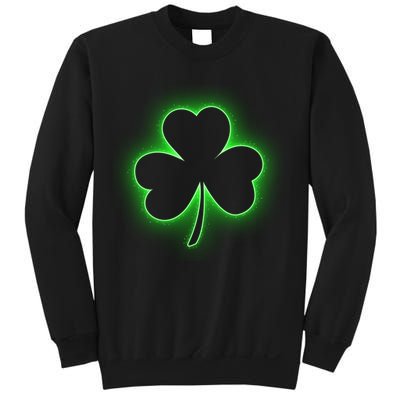 Clover Leaf Glow St Patrick's Day Sweatshirt