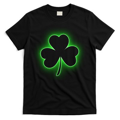 Clover Leaf Glow St Patrick's Day T-Shirt