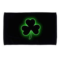 Clover Leaf Glow St Patrick's Day Microfiber Hand Towel