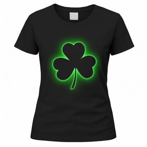 Clover Leaf Glow St Patrick's Day Women's T-Shirt