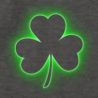 Clover Leaf Glow St Patrick's Day Vector Backpack