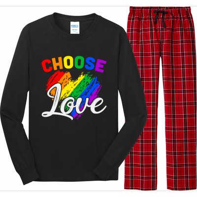 Choose Love Gift Long Sleeve Pajama Set