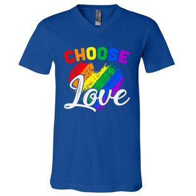 Choose Love Gift V-Neck T-Shirt