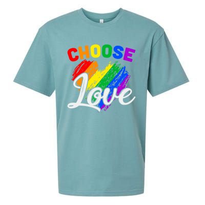 Choose Love Gift Sueded Cloud Jersey T-Shirt