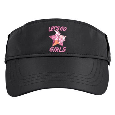 Cute Let's Go Cowgirls Adult Drive Performance Visor