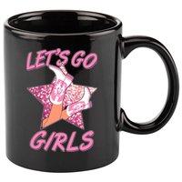 Cute Let's Go Cowgirls 11oz C Handle Ceramic Mug
