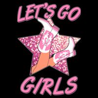 Cute Let's Go Cowgirls Flatbill Hat