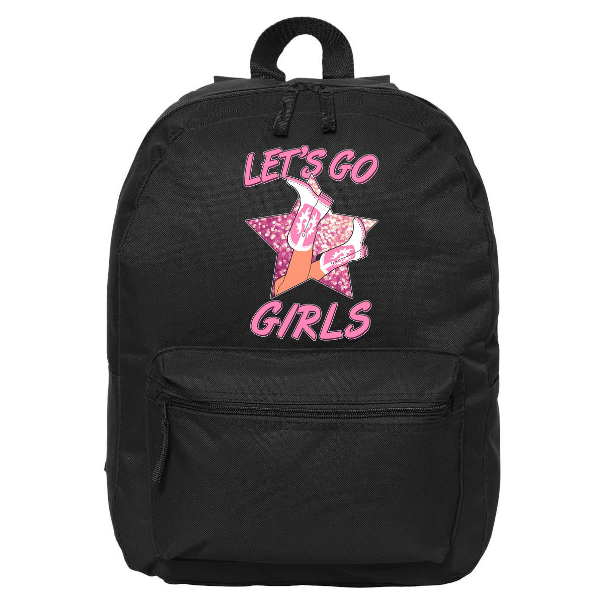 Cute Let's Go Cowgirls 16 in Basic Backpack