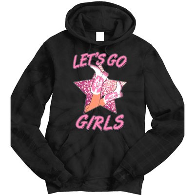 Cute Let's Go Cowgirls Tie Dye Hoodie