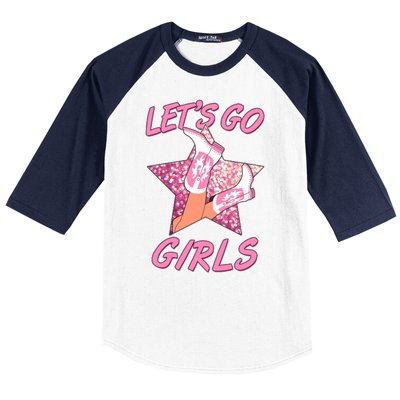 Cute Let's Go Cowgirls Baseball Sleeve Shirt