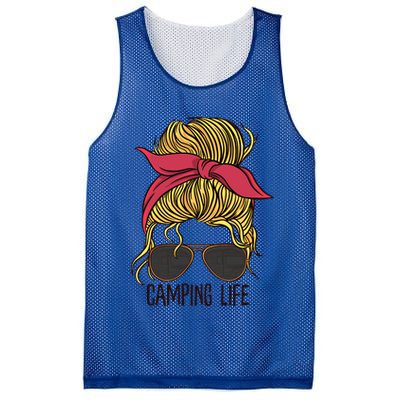 Camping Life Gift Camping Mom Gift Mesh Reversible Basketball Jersey Tank