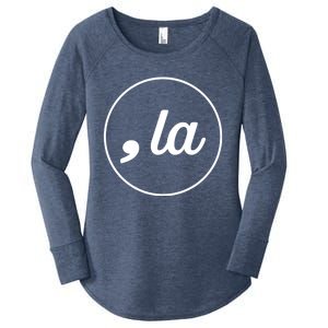 Comma La Gift Women's Perfect Tri Tunic Long Sleeve Shirt