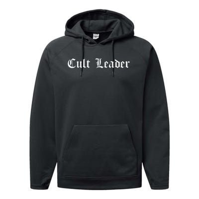 Cult Leader Gothic Occult Goth Occultism Performance Fleece Hoodie