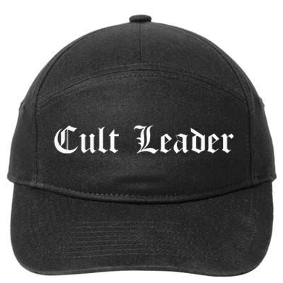 Cult Leader Gothic Occult Goth Occultism 7-Panel Snapback Hat