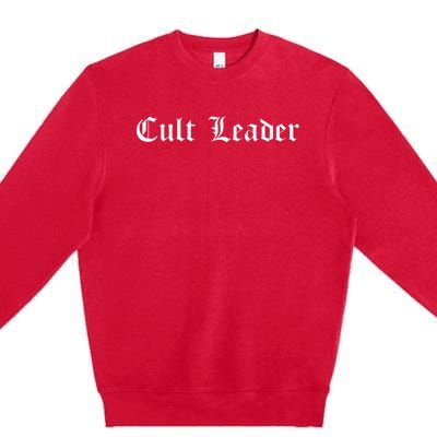 Cult Leader Gothic Occult Goth Occultism Premium Crewneck Sweatshirt