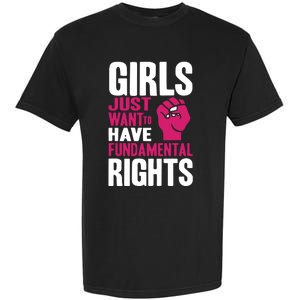 Cyndi Lauper Girl Just Want To Have Fundamental Rights Garment-Dyed Heavyweight T-Shirt