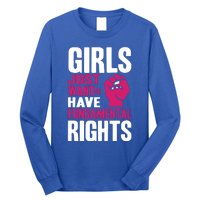 Cyndi Lauper Girl Just Want To Have Fundamental Rights Long Sleeve Shirt