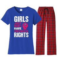 Cyndi Lauper Girl Just Want To Have Fundamental Rights Women's Flannel Pajama Set