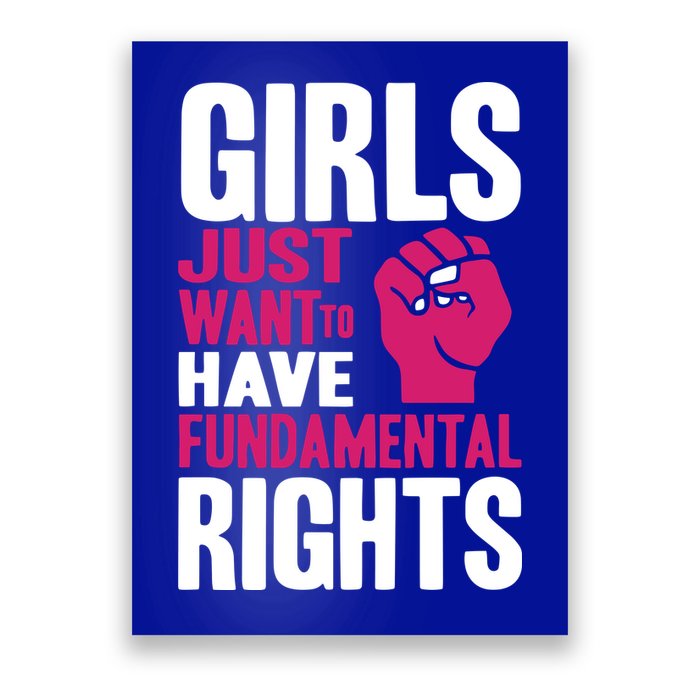 Girl Just Want To Have Fundamental Rights Poster