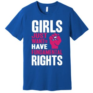 Cyndi Lauper Girl Just Want To Have Fundamental Rights Premium T-Shirt