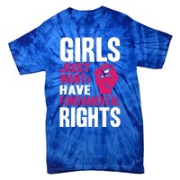 Cyndi Lauper Girl Just Want To Have Fundamental Rights Tie-Dye T-Shirt