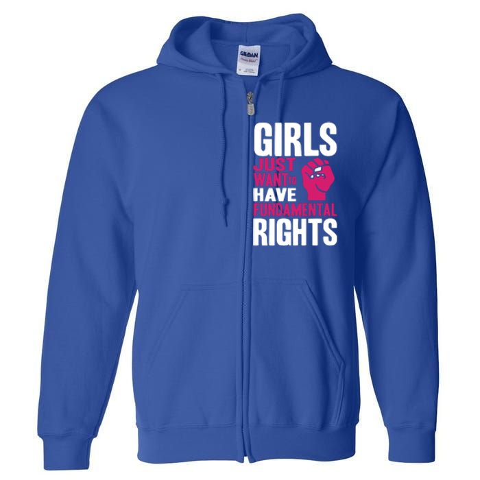 Cyndi Lauper Girl Just Want To Have Fundamental Rights Full Zip Hoodie