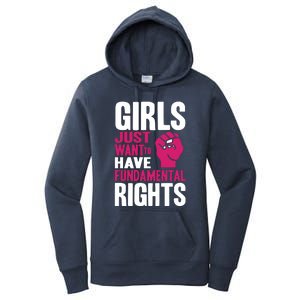 Cyndi Lauper Girl Just Want To Have Fundamental Rights Women's Pullover Hoodie