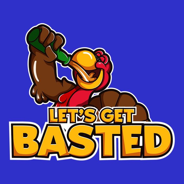 Cool Lets Get Basted Funny Turkey Beer Thanksgiving Gift 16 in Basic Backpack