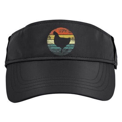 Chicken Lover Gifts Funny Farmer Retro Vintage Farm Animals Adult Drive Performance Visor