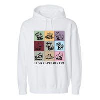 Capybara Lover Gift Garment-Dyed Fleece Hoodie