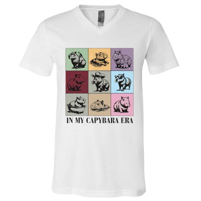 Capybara Lover Gift V-Neck T-Shirt