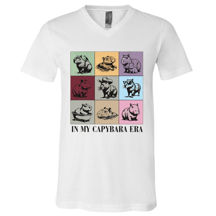 Capybara Lover Gift V-Neck T-Shirt