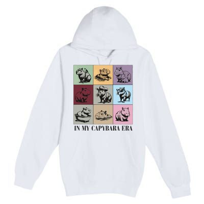 Capybara Lover Gift Premium Pullover Hoodie