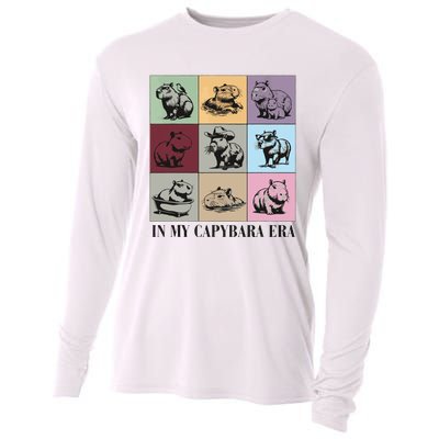 Capybara Lover Gift Cooling Performance Long Sleeve Crew