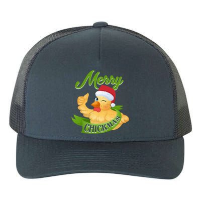 Chicken Lady Gift Christmas Chicken Gift Merry Chickmas Cool Gift Yupoong Adult 5-Panel Trucker Hat