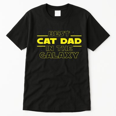 Cat Lover Gifts Best Cat Dad In The Galaxy Best Cat Dad Ever Tall T-Shirt