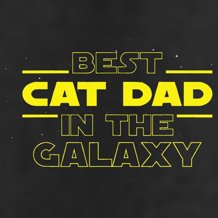 Cat Lover Gifts Best Cat Dad In The Galaxy Best Cat Dad Ever Large Microfiber Waffle Golf Towel