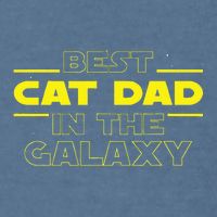 Cat Lover Gifts Best Cat Dad In The Galaxy Best Cat Dad Ever Garment-Dyed Sweatshirt