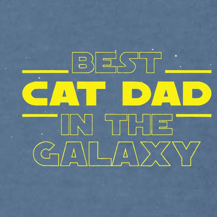 Cat Lover Gifts Best Cat Dad In The Galaxy Best Cat Dad Ever Garment-Dyed Sweatshirt