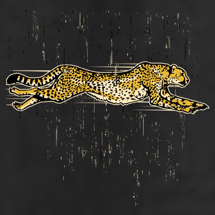 Cheetah Lover Gift Cool Cheetah Gift 7 Panel Mesh Trucker Snapback Hat
