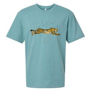 Cheetah Lover Gift Cool Cheetah Gift Sueded Cloud Jersey T-Shirt