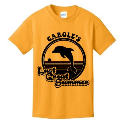 Carole's Last Great Summer Kids T-Shirt