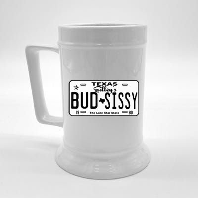 Country Love GilleyS Bud N Sissy Texas Cowboy License Gift Beer Stein