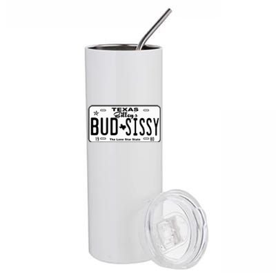 Country Love GilleyS Bud N Sissy Texas Cowboy License Gift Stainless Steel Tumbler