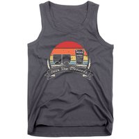 Car Lover Gift Vintage Retro Save The Manuals Stick Tank Top