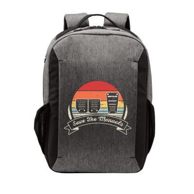 Car Lover Gift Vintage Retro Save The Manuals Stick Vector Backpack