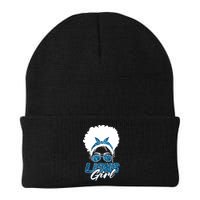 Cute Lions Girl Bandana Afro Hair Football Fan Beanie