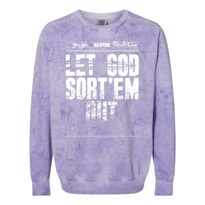 Clipse Let God SortEm Out Colorblast Crewneck Sweatshirt