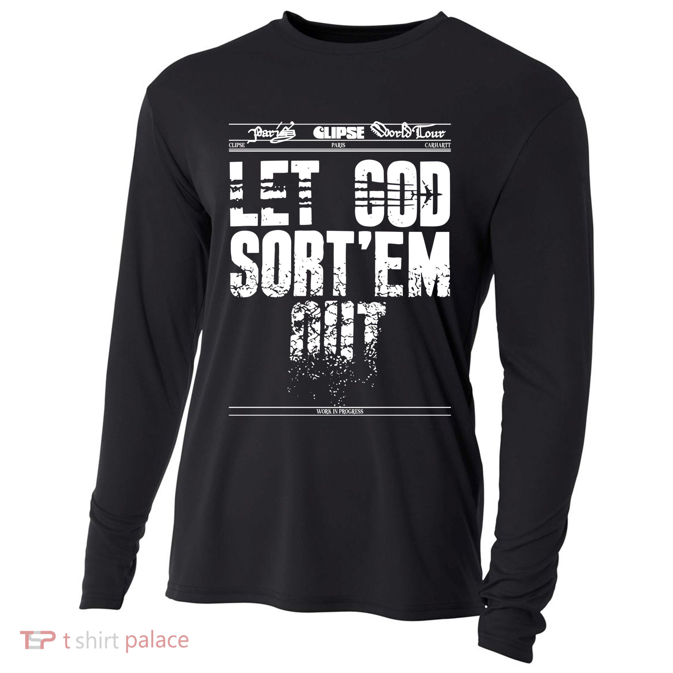 Clipse Let God SortEm Out Cooling Performance Long Sleeve Crew